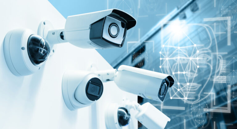 Surveillance camera with face recognition system